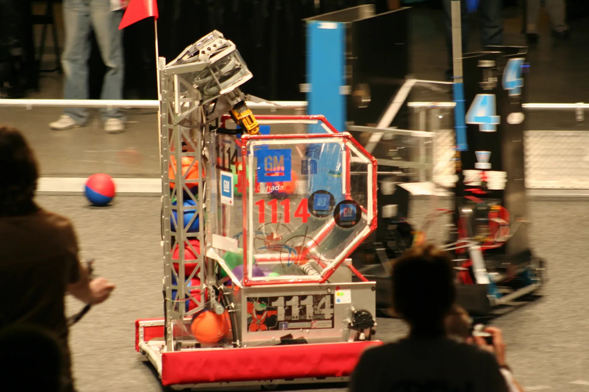 Simbot Beckham competing in 2006